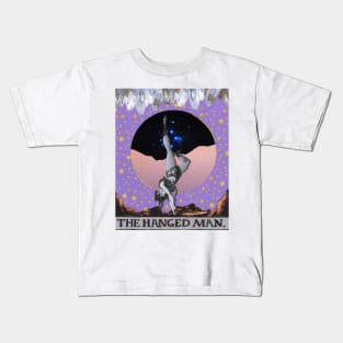 The Hanged (Wo)Man Tarot Card Kids T-Shirt